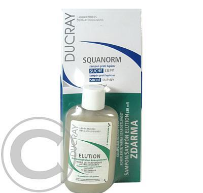 DUCRAY Squanorm suché lupy šampon 125ml Elution 30ml
