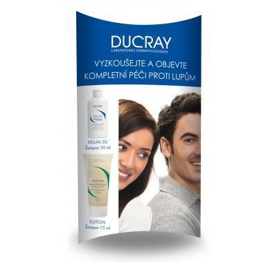 Ducray Testovací Kit - péče proti lupům Kelual DS 30 ml   Elution 75 ml