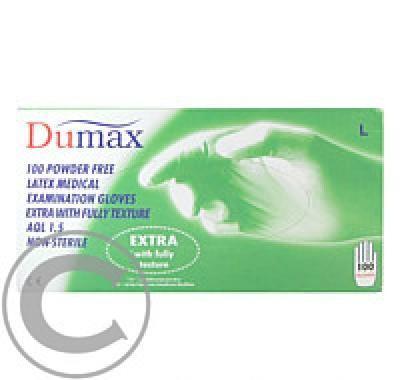 DUMAX vyšetřující latexové nesterilní nepudrované rukavice XL/100ks, DUMAX, vyšetřující, latexové, nesterilní, nepudrované, rukavice, XL/100ks
