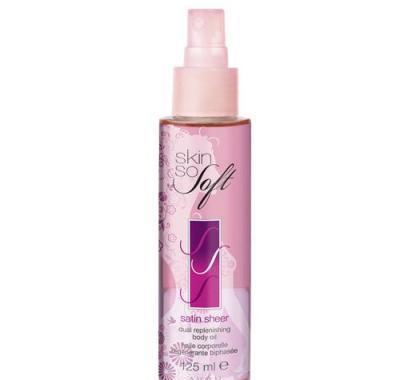 Dvousložkový vyživující tělový olej Satin Sheer SSS - růžový (Dual Replenishing Body Oil) 125 ml, Dvousložkový, vyživující, tělový, olej, Satin, Sheer, SSS, růžový, Dual, Replenishing, Body, Oil, 125, ml