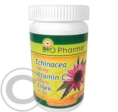 Echinacea 100 mg   Vitamín C 500 mg   Zinek 10 mg tbl. 90, Echinacea, 100, mg, , Vitamín, C, 500, mg, , Zinek, 10, mg, tbl., 90