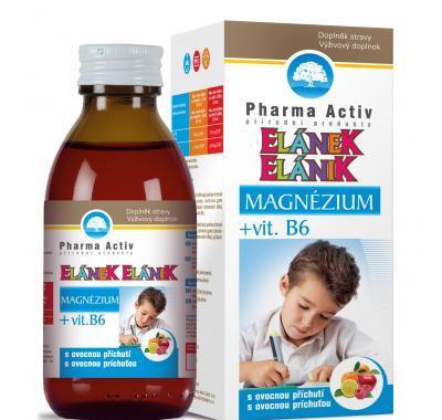 Elánek - magnézium   vitamin B6 150 ml   svačinový box zdarma, Elánek, magnézium, , vitamin, B6, 150, ml, , svačinový, box, zdarma