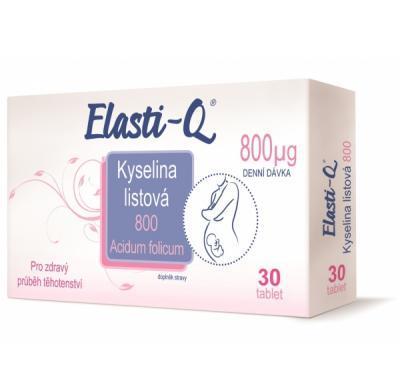 Elasti-Q Kyselina listová 800 - 30 tablet, Elasti-Q, Kyselina, listová, 800, 30, tablet