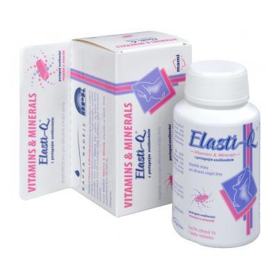 Elasti-Q Vitamins & Minerals s postupným uvolňováním 30 tablet, Elasti-Q, Vitamins, &, Minerals, postupným, uvolňováním, 30, tablet
