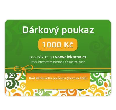 Elektronický dárkový poukaz v hodnotě 1000 Kč