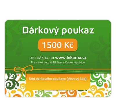 Elektronický dárkový poukaz v hodnotě 1500 Kč