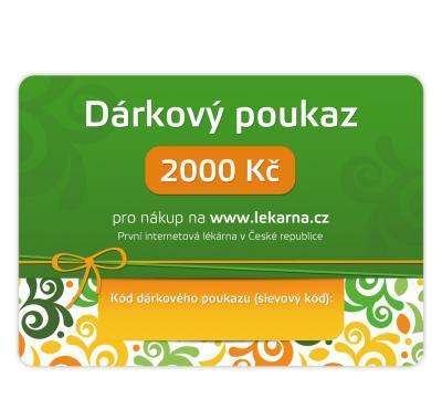 Elektronický dárkový poukaz v hodnotě 2000 Kč