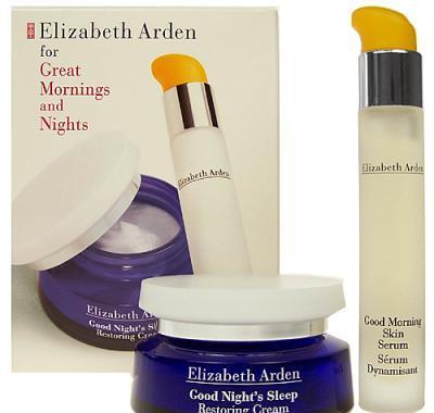Elizabeth Arden Great Mornings and Nights  65ml 15ml Serum Dynamisant   50ml Cream Nuit Raparatrice
