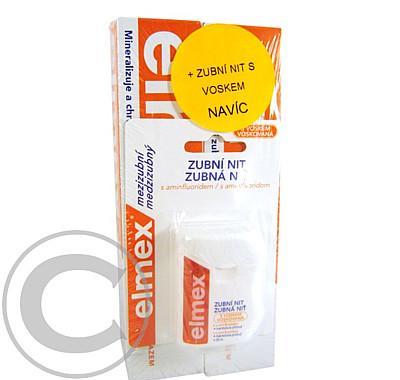 Elmex 2x zubní pasta 75 ml   nit s voskem, Elmex, 2x, zubní, pasta, 75, ml, , nit, voskem