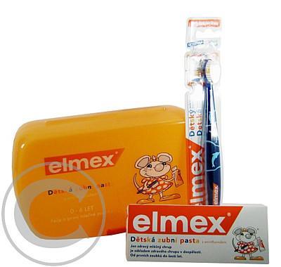 Elmex dětská ZP 50ml   kartáček   svačinový box elinka