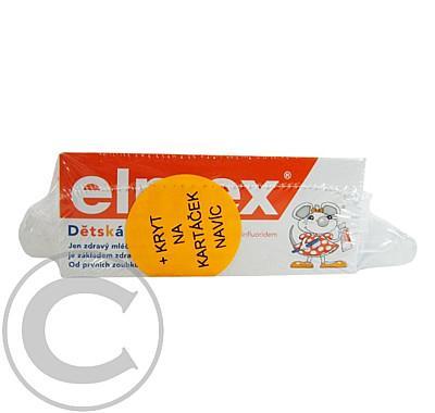 Elmex dětská zubní pasta 50ml   kryt na kartáček