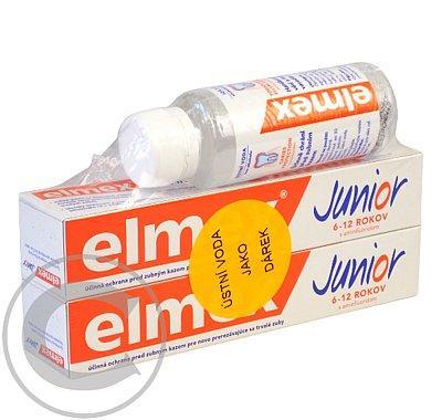 Elmex Junior zubní pasta 2 x 75 ml   vzorek UV 100 ml