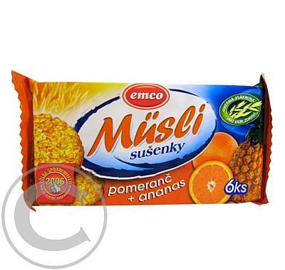 EMCO Müsli sušenky pomeranč-ananas 60 g