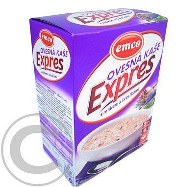 EMCO Ovesná kaše Expres s mákem a švestkami 4x65g, EMCO, Ovesná, kaše, Expres, mákem, švestkami, 4x65g