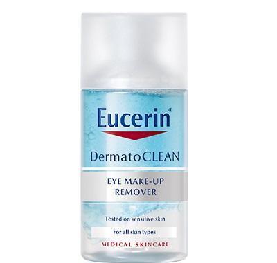 EUCERIN DermatoCLEAN Odličovač voděodolného očního make-upu 125 ml