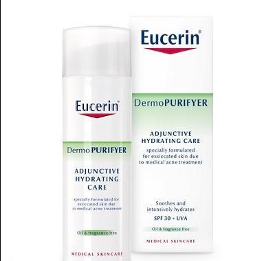 EUCERIN DermoPURIFYER Intenzivní hydratační denní krém SPF 30 – 50 ml, EUCERIN, DermoPURIFYER, Intenzivní, hydratační, denní, krém, SPF, 30, –, 50, ml