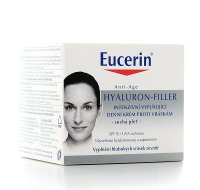 EUCERIN HYALURON–FILLER Intenzivní vyplňující denní krém proti vráskám pro suchou pleť 50 ml, EUCERIN, HYALURON–FILLER, Intenzivní, vyplňující, denní, krém, proti, vráskám, suchou, pleť, 50, ml