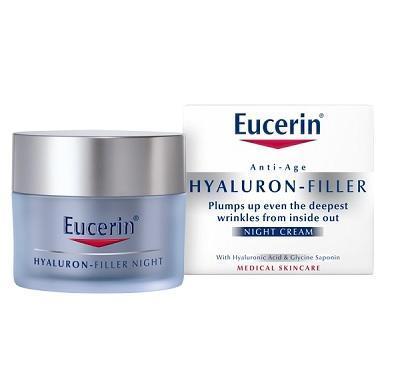EUCERIN HYALURON–FILLER Intenzivní vyplňující noční krém proti vráskám 50 ml