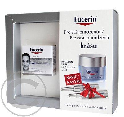 EUCERIN HYALURON FILLER noční krém vánoční kazeta, EUCERIN, HYALURON, FILLER, noční, krém, vánoční, kazeta