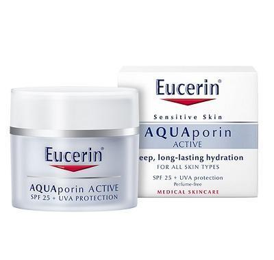 EUCERIN Hydratační krém AQUAporin ACTIVE s UV ochranou SPF 25  UVA 50 ml, EUCERIN, Hydratační, krém, AQUAporin, ACTIVE, UV, ochranou, SPF, 25, UVA, 50, ml