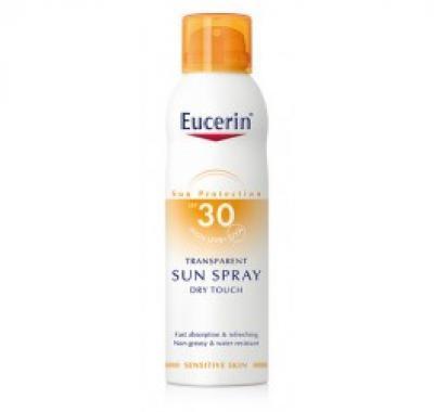 EUCERIN SUN Transparentní sprej SPF 30 na opalování Dry Touch 200 ml, EUCERIN, SUN, Transparentní, sprej, SPF, 30, opalování, Dry, Touch, 200, ml