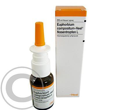 EUPHORBIUM COMPOSITUM-HEEL NASENTROPFEN L  1X20ML Roztok ve spreji, EUPHORBIUM, COMPOSITUM-HEEL, NASENTROPFEN, L, 1X20ML, Roztok, ve, spreji