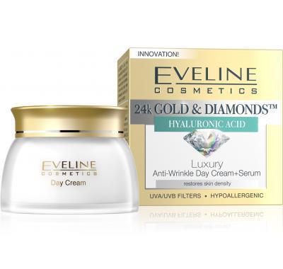 EVELINE 24k Gold & Diamonds denní krém 50 ml, EVELINE, 24k, Gold, &, Diamonds, denní, krém, 50, ml