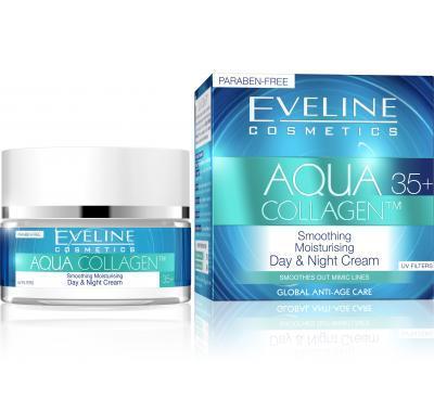 EVELINE AQUA COLLAGEN Denní a noční krém 35  50 ml, EVELINE, AQUA, COLLAGEN, Denní, noční, krém, 35, 50, ml