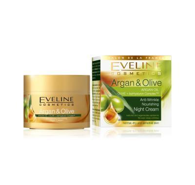 EVELINE Argan&Olive výživný noční krém 50 ml, EVELINE, Argan&Olive, výživný, noční, krém, 50, ml