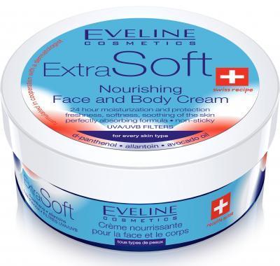 Eveline Extra Soft krém na obličej a tělo 200 ml : VÝPRODEJ exp. 2015-06-12, Eveline, Extra, Soft, krém, obličej, tělo, 200, ml, :, VÝPRODEJ, exp., 2015-06-12