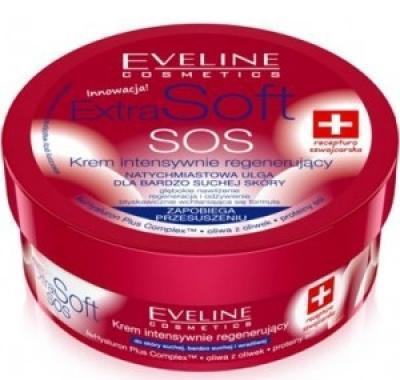 EVELINE Extra Soft SOS Intenzivně regenerační krém 200 ml, EVELINE, Extra, Soft, SOS, Intenzivně, regenerační, krém, 200, ml