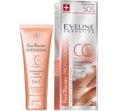 EVELINE Face Therapy CC krém Rozjasňující CC krém 8v1 30 ml