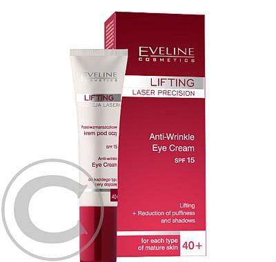 EVELINE Lifting Laser Precision 40  Oční krém 15 ml, EVELINE, Lifting, Laser, Precision, 40, Oční, krém, 15, ml