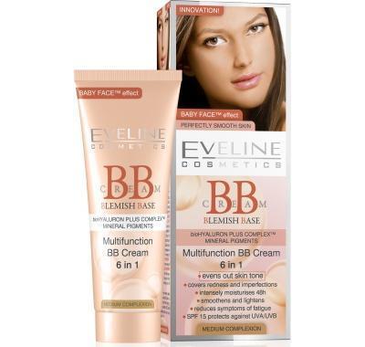 Eveline Multifunkční BB krém 6v1 50 ml, Eveline, Multifunkční, BB, krém, 6v1, 50, ml