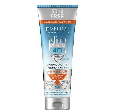 EVELINE Slim Extreme 4D Diamond Peelingový gel proti celulitidě 250 ml, EVELINE, Slim, Extreme, 4D, Diamond, Peelingový, gel, proti, celulitidě, 250, ml
