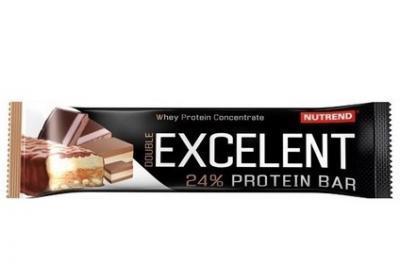 EXCELENT protein bar DOUBLE, 85 g, čokoláda   nugát s brusinkami