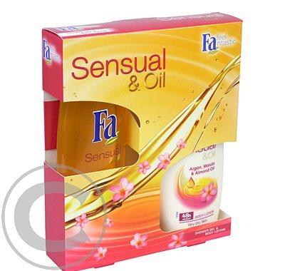 Fa kazeta Sensual & Oil (sprchový gel, balzám), Fa, kazeta, Sensual, &, Oil, sprchový, gel, balzám,