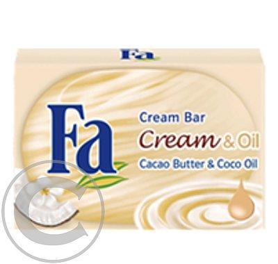 Fa mýdlo cream&oil kakaové máslo a kokos 100g, Fa, mýdlo, cream&oil, kakaové, máslo, kokos, 100g