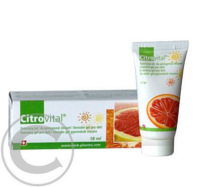 Fytofontana Citrovital Dentální gel pro děti 18 ml, Fytofontana, Citrovital, Dentální, gel, děti, 18, ml