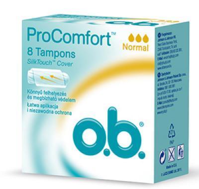 Tampony o.b.® ProComfort™ Normal 8 kusů, Tampony, o.b.®, ProComfort™, Normal, 8, kusů