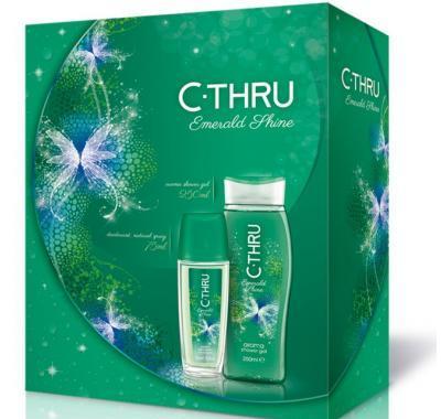 Vánoční kazeta C-THRU Emerald Shine DNS 75 ml   Sprchový gel 250 ml