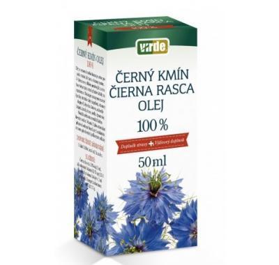 VIRDE Černý kmín olej 100% 50 ml, VIRDE, Černý, kmín, olej, 100%, 50, ml