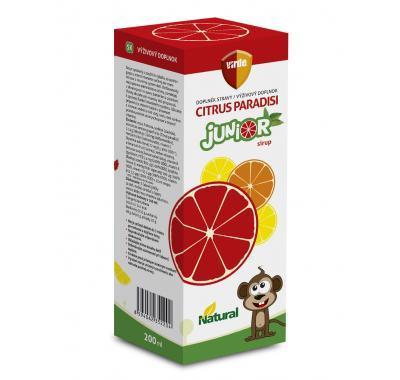 VIRDE Citrus paradisi Junior sirup 200 ml, VIRDE, Citrus, paradisi, Junior, sirup, 200, ml