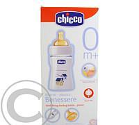 Chicco F Láhev polykarbonová 150 ml kaučukový dudlík 0  domky, Chicco, F, Láhev, polykarbonová, 150, ml, kaučukový, dudlík, 0, domky