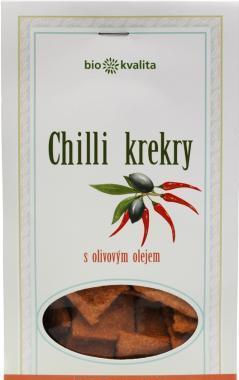 Chilli krekry s EP olivovým olejem 130g-BIO, Chilli, krekry, EP, olivovým, olejem, 130g-BIO