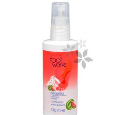 Chladivý sprej na nohy s vůní melounu Foot Works (Beautiful Watermelon Cooling Spray) 100 ml