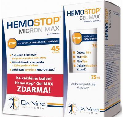 Da Vinci Academia Hemostop Micron Max 45 tobolek   gel 75 ml zdarma