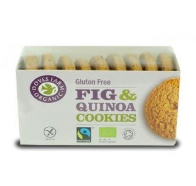 Doves Farm Fík a quinoa cookies bio a bez lepku 150 g, Doves, Farm, Fík, quinoa, cookies, bio, bez, lepku, 150, g