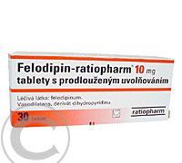 FELODIPIN-RATIOPHARM 10 MG  30X10MG Tabl. s prodl. uvol.