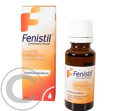 FENISTIL Kapky, roztok  20 ml, FENISTIL, Kapky, roztok, 20, ml